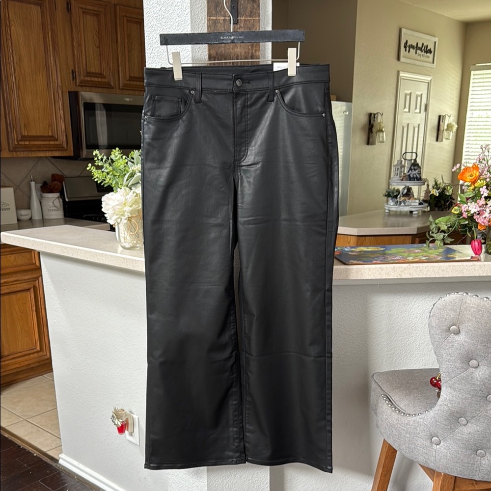 Chico’s High Rise Wide Leg Coated Denim - Picture 6 of 12